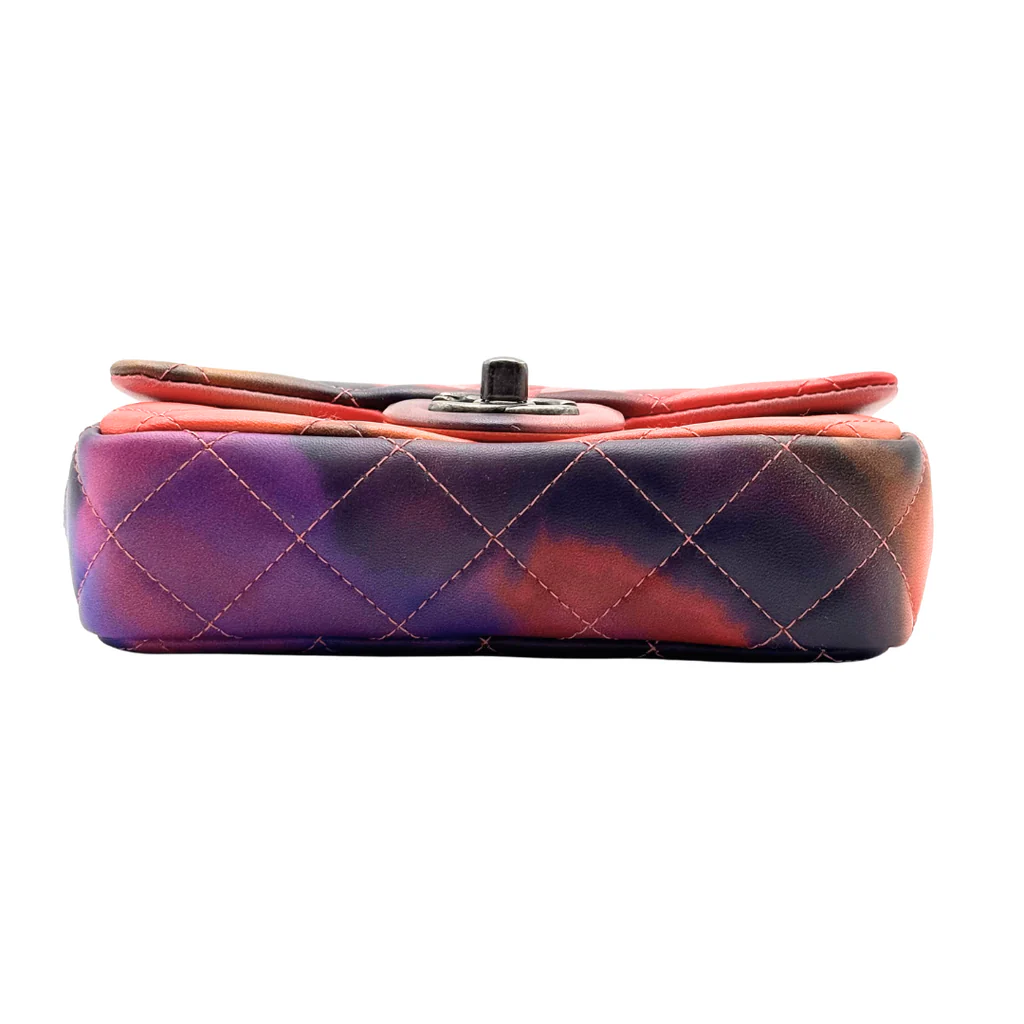 Chane Floral Quilted Ultra Mini Crossbody (FULL SET) (SUPER RARE) - Image 4