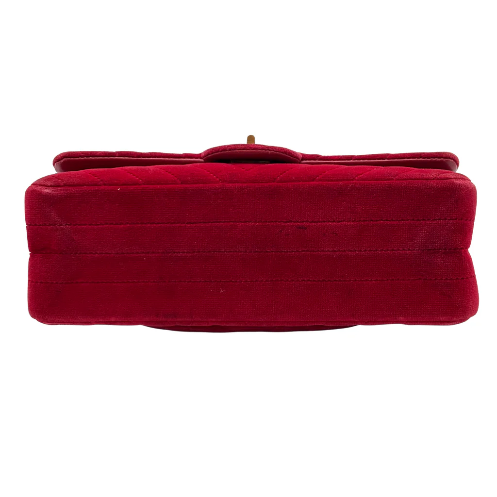 Chanel Red Velvet 2.55 Reissue - Image 4