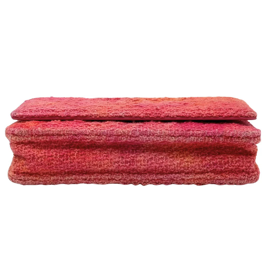 Chanel Tweed Pink Orange Ombre WOC (2021-2022) - Image 3