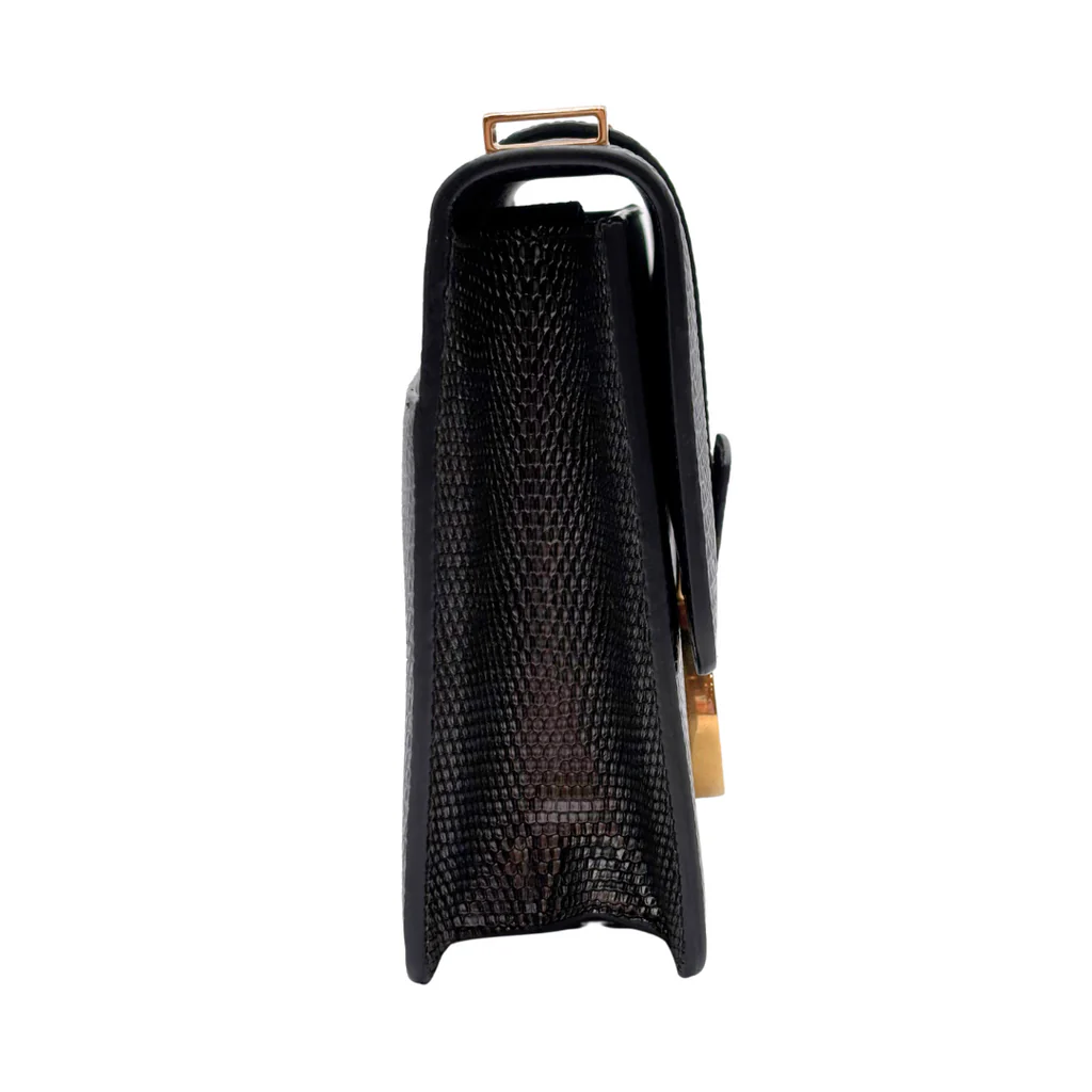 Dior Grey Croc Embossed Montaigne Crossbody - Image 3