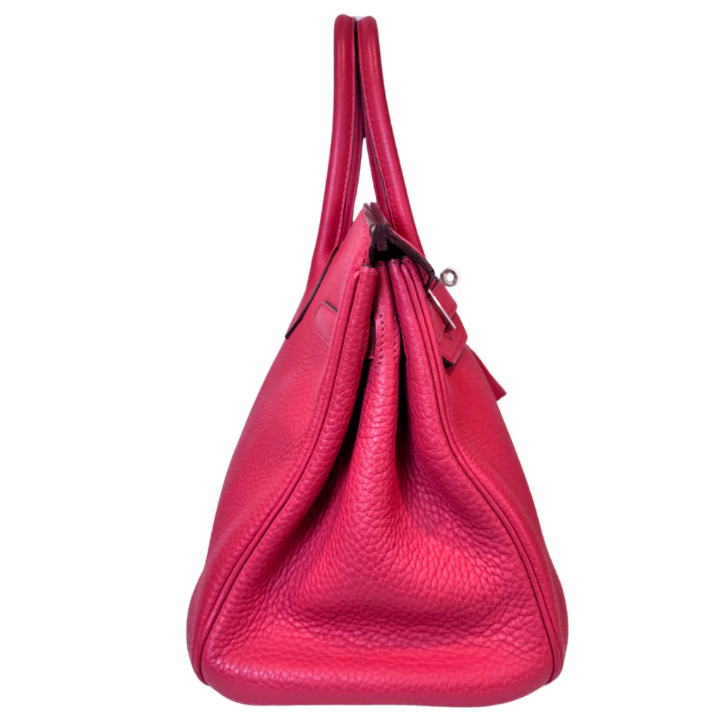 Hermès Birkin Rouge Pivoine Togo Palladium HW 30CM (2010) - Image 3