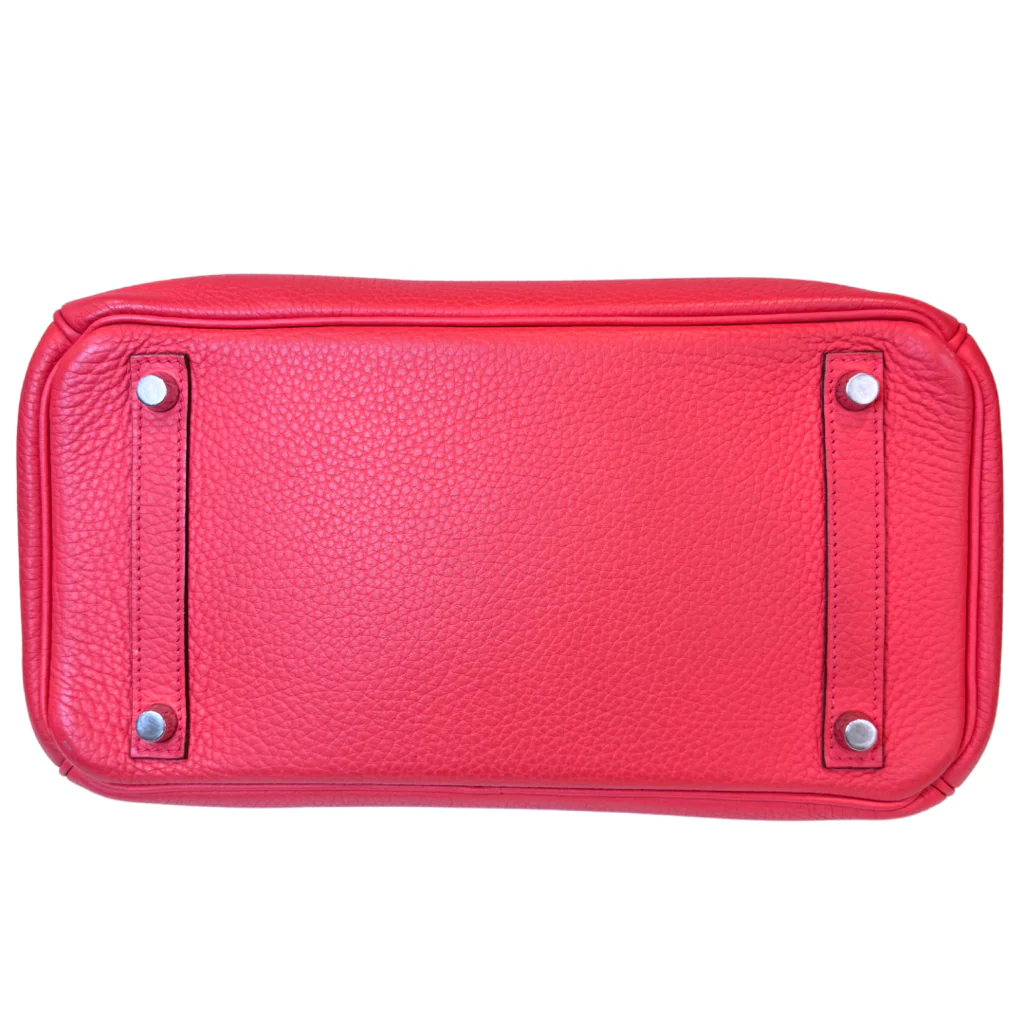 Hermès Birkin Rouge Pivoine Togo Palladium HW 30CM (2010) - Image 4