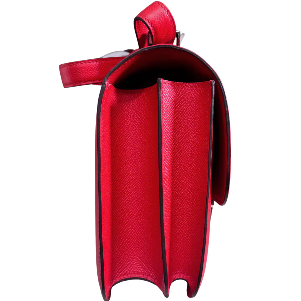 Hermès Constance III Rouge de Coeur Red Epsom 24CM Mauve Sylvestre Enamel Hardware (2019) - Image 3