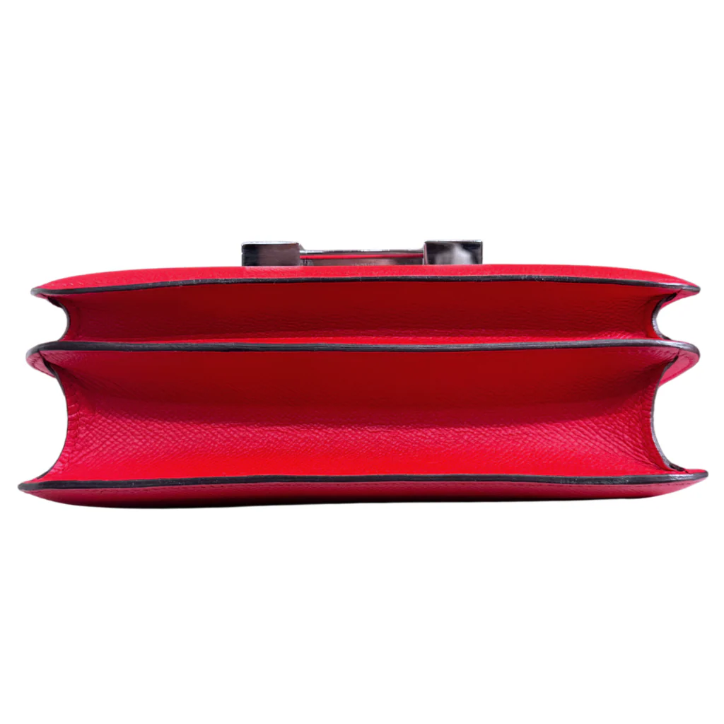 Hermès Constance III Rouge de Coeur Red Epsom 24CM Mauve Sylvestre Enamel Hardware (2019) - Image 4