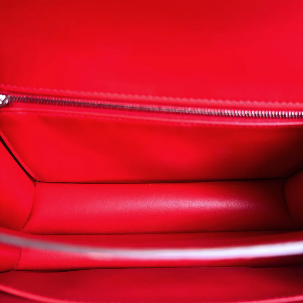 Hermès Constance III Rouge de Coeur Red Epsom 24CM Mauve Sylvestre Enamel Hardware (2019) - Image 5