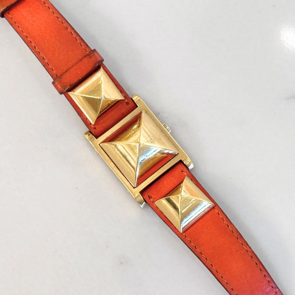 Hermes Orange Medor 23mm Watch - Image 3