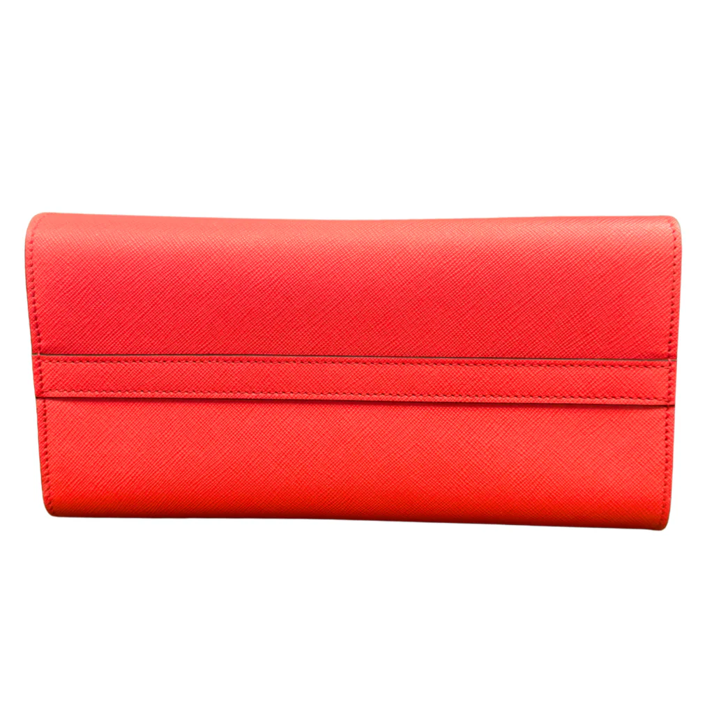 Prada Red Saffiano Monochrome Top Handle/Crossbody - Image 4